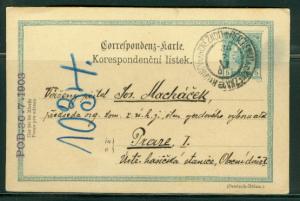 Austria H & G # 131, pse postal card, used, issued 1900