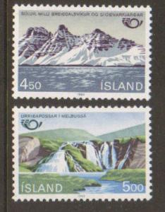 Iceland #571-2 MNH