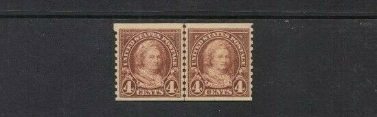 US Scotts #601 Line Pair Fine/Very Fine MNH Cat. Value $55.00         #226x