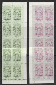 Macao RA14-5 MNH cpl. set x 10, vf. 2022 CV $ 38.50