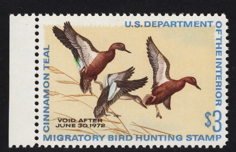 US #RW38 $3 Multicolored Duck Stamp MINT NH SCV $42.5