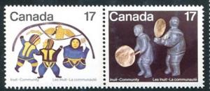 Canada Sc#837-8 Pr. Inuit - Shelter & Community MNH VF (Ca)