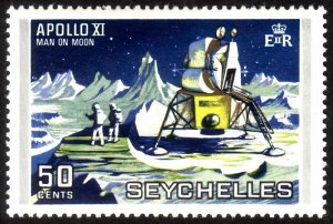 1969, Seychelles 50c, MNH, Sc 254