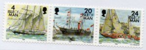 Isle of Man Sc 683-697 1996 Ships stamp set mint NH