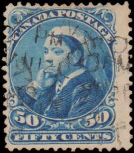 Canada #47, Incomplete Set, High Value, 1893, Used