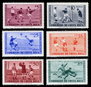 Costa Rica 1960 Scott #C283-C288 Mint Never Hinged