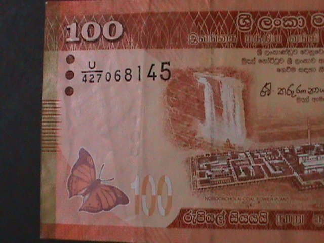 ​SRI LANKA-2010-CENTRAL BANK-$100 RUPEES.LT-CIRULATED NOTE-WE SHIP TO WORLDWIE