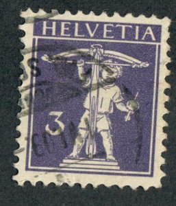 Switzerland #147 used single