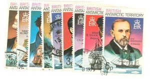 British Antarctic Territory #45-53 Used Single