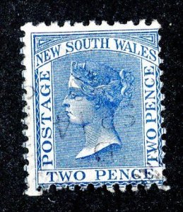 1862 New South Wales Sc.# 46 U cv $9 (150 BCXX )