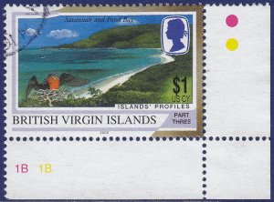 British Virgin Island - 2002 - Scott #992 - used - Savannah Pond Bay Bird