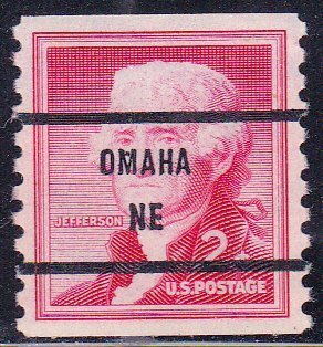 Precancel - Omaha, NE PSS 1055-81 - Bureau Issue