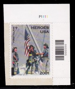 US B2, MNH Semi-Postal - USA HEROES