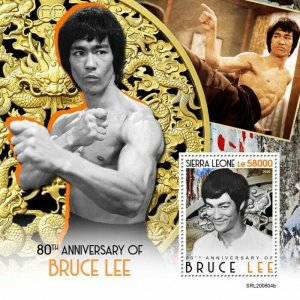 12020/08- SIERRA LEONE - BRUCE LEE       1V    MNH **