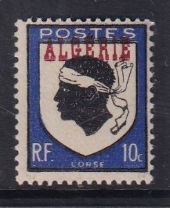 Algeria  #208  MNH  1947  overprint 10c