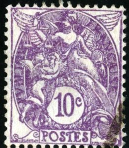 FRANCE #115 , USED PAIR - 1929 - FRAN138NS9