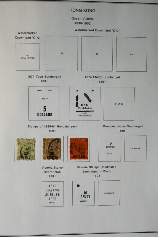 Hong Kong 1800s to 2000s Mostly Mint Stamp Collection