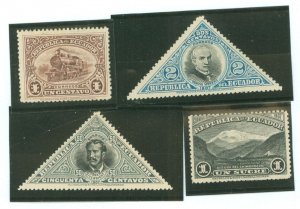 Ecuador #174-175/179-180 Unused Single