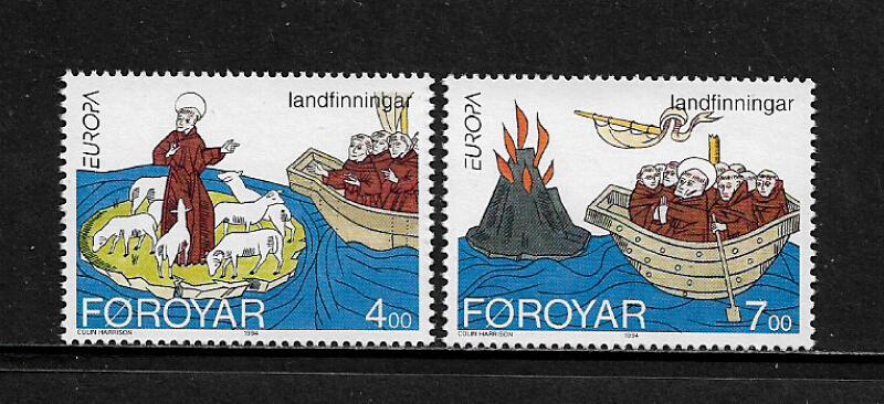 Faroe Is #264-5 MNH Set - Europa