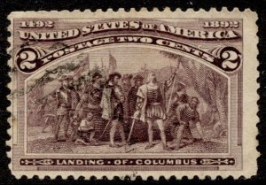 US Stamps #231 USED COLOMBIAN ISSUE