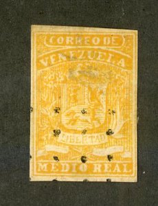 VENEZUELA 4 USED SCV $4.00 BIN $1.75 COAT OF ARMS