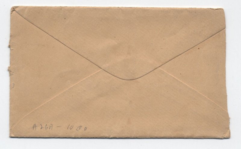 1859 Laurel DE #26 cover with letters [S.3796]