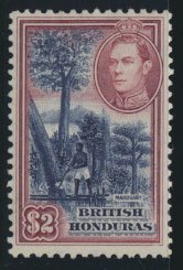 British Honduras  SG 160 SC # 125  Used / FU   please see scans