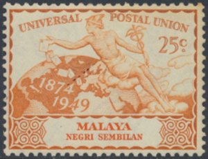 Negri Sembilan  Malaya  SC#  61   Mint with hinge UPU  see details & scans