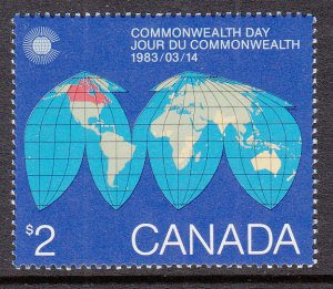 Canada 977 Map MNH VF