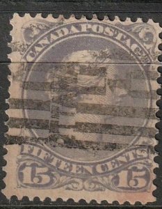 Canada Large Queen #30 Used, Clean Back   (1024)