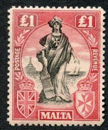 Malta SG139 One Pound Wmk Sideways U/M Cat 150+++ pounds 