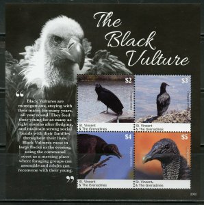 ST. VINCENT GRENADINES 2020 THE BLACK VULTURE SHEET MINT NH