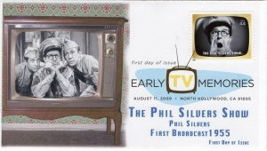 AO-4414L-1, 2007, Early TV Memories, FDC, Add-on Cachet, Digital Color Postmark,