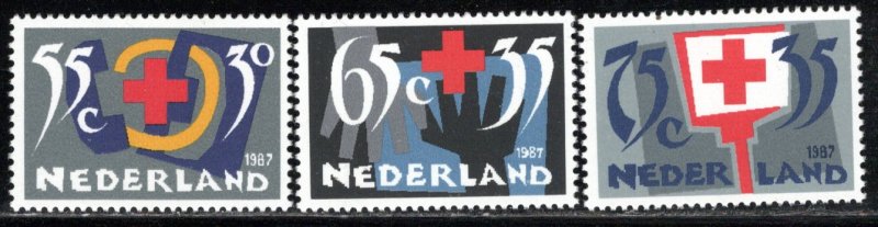 Netherlands Scott # B629 - B631, mint nh