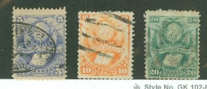 Bolivia #20-22 Used