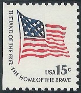 Scott: 1598 United States - Fort McHenry Flag - Booklet Version - MNH