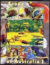 Kyrgyzstan 2004 Fauna of the World - Australia #1 imperf ...