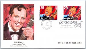 U.S. FIRST DAY COVER BILL HALEY FATHER OF ROCK 'N ROLL 1993