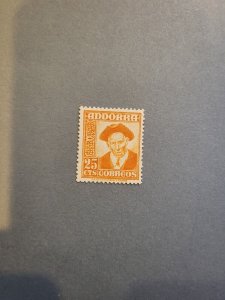 Stamps Spanish Andorra Scott #41 h