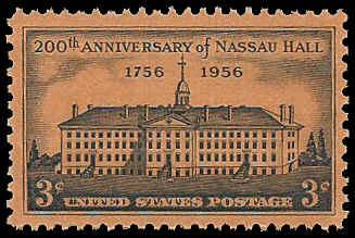 PCBstamps   US #1083 3c Nassau Hall, Princeton, MNH, (PCB-5)