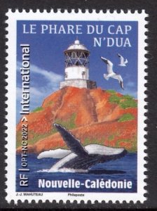 NEW CALEDONIA 2022 LIGHTHOUSE WHALE BIRDS LEUCHTTURM PHARES FARO ARCHITECTURE