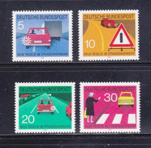 Germany 1059-1062 Set MNH Traffic signs