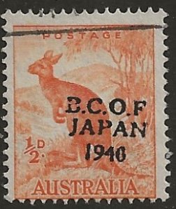 Australia M1f 1946  1/2 fine used  ( wrong  font )