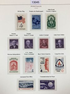 MOMEN: US STAMPS  1960 MINT OG NH COLLECTION LOT #13045