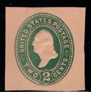 #U313 Washington Cut Square (Oriental Buff) - Mint