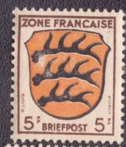 Germany -French Occupation 1945 -  4N3 MH