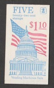 U.S. Scott Scott #2116a BK144 American Flag Stamp - Mint NH Booklet