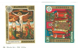 Andorra (French) #236-237  Single (Complete Set) (Europa)