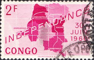 Congo,   Republic #360 Used