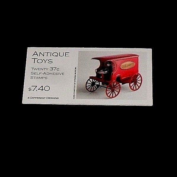 U.S.A. #BK292, 2002, ANTIQUE TOYS, BOOKLET, MNH,NICE! LQQK!